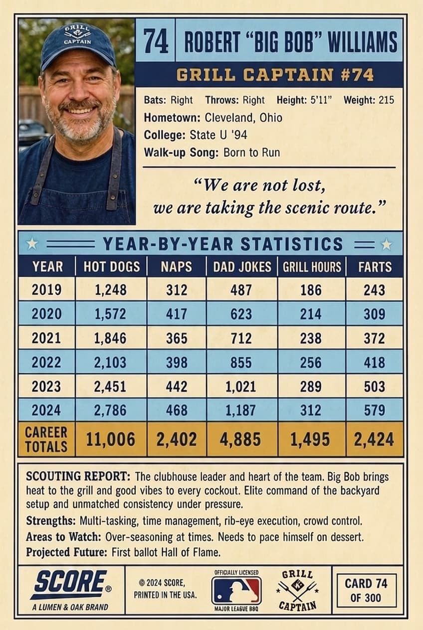 Dad's Trading Card preview